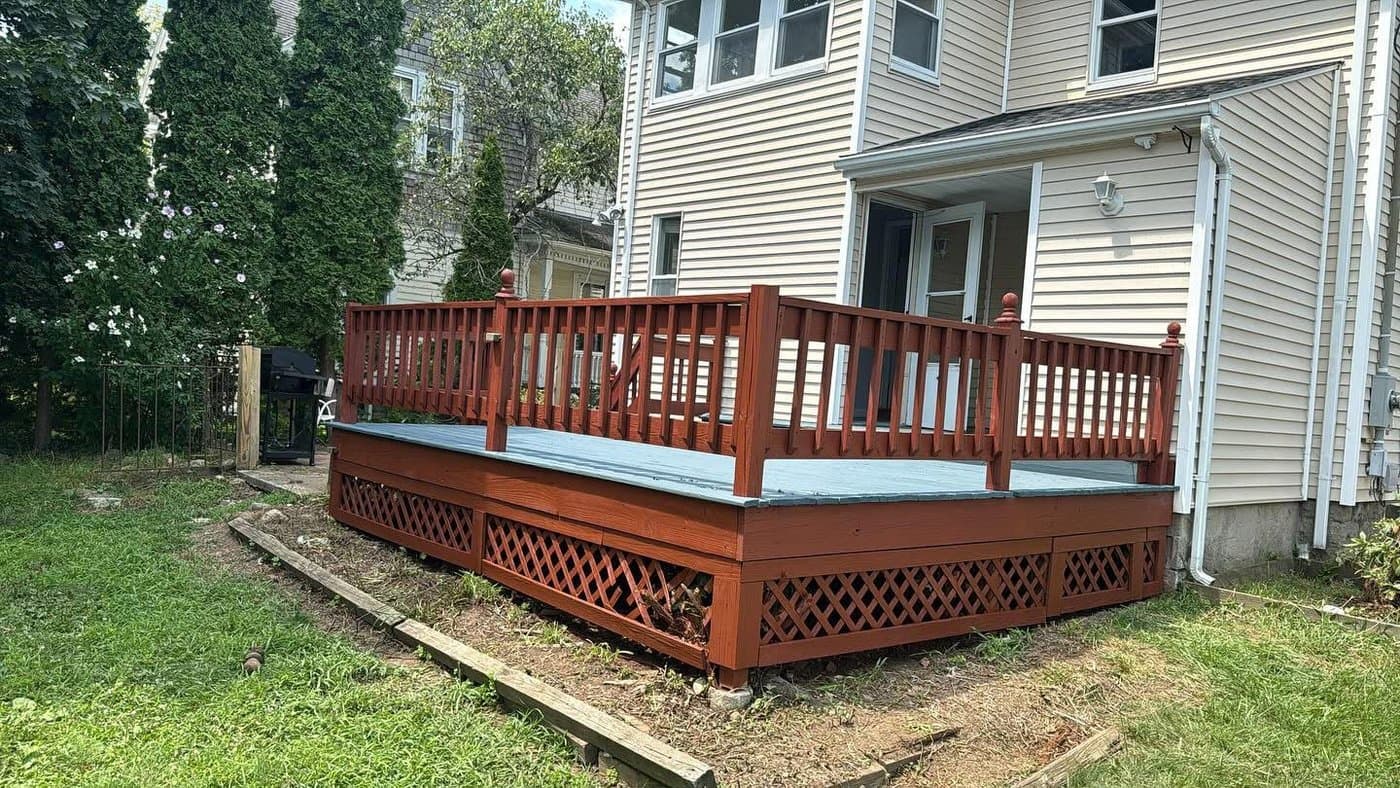Deck Staining in Berlin, MA